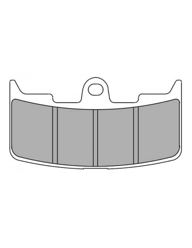 Sintered front pads for buell XB12R