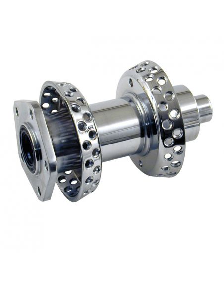 Front Hub 80 Holes Polished For FXDWG 93-99 with Single Flange