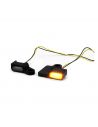 LED arrows Zieger 2 for black handlebar controls lenses fumè approved for Touring 09-16