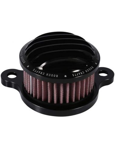 Black Rough Crafts Air Filter For Sportster from 1986 to 2020