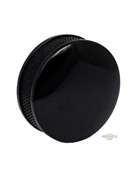 Round air filter 5 1/2" black