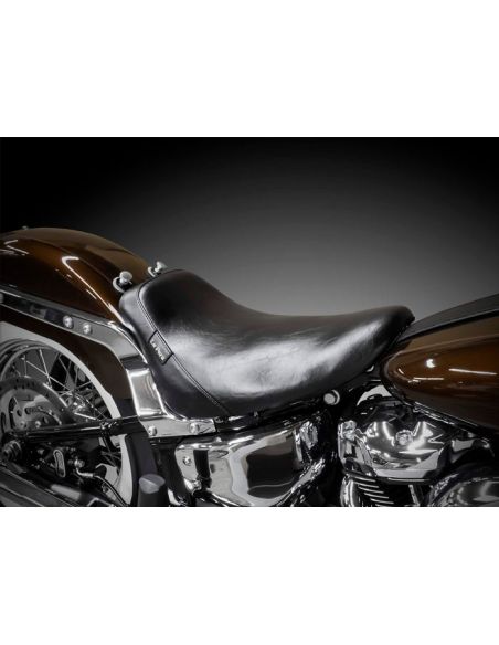 Bare Bones Solo Smooth Le Pera saddle for Softail Heritage Classic and Delux from 2018 to 2020