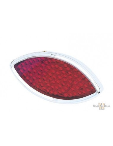 LED cateye rear light - red lens