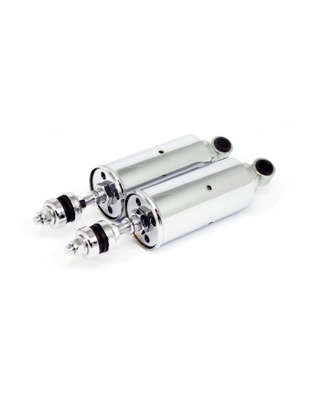 Chrome shock absorbers for Softail from 2000 to 2017 ref OEM 54549-04 and 54508-00
