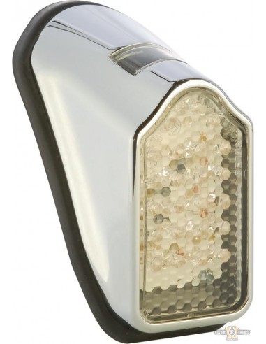 rear Tombstone Mini - chromed light LED lens