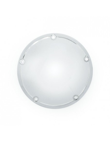 Domed chrome derby cover...