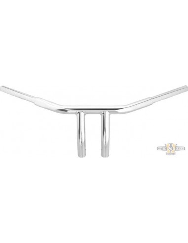 Handlebar T Bar pullback 1-1/4" high 6" Wide 77cm Chrome, for Electronic Accelerator, pre-drilled,