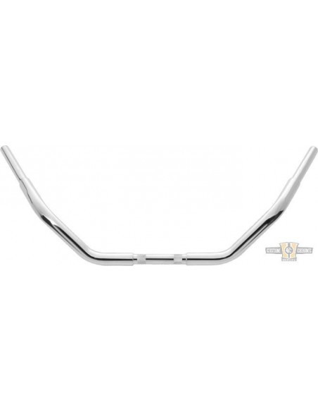 Handlebar Road King 1-1/4" high 5.5" Wide 90cm Chrome, for Electronic Accelerator, pre-drilled,