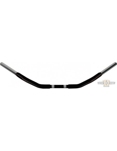 Knuckle Handlebar 1-1/4" high 2" Wide 93cm black, for Electronic Accelerator, pre-drilled,