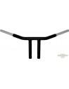 Handlebar T Bar Psycho 1-1/4" high 8" Wide 77cm black, for Electronic Accelerator, pre-drilled,