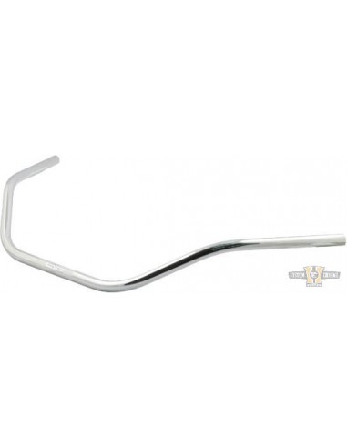 Handlebar Dirty 1" high 5" Wide 97cm Chrome, with dimples,