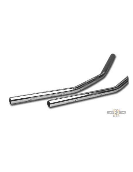 Handlebar Drag Bar 1" Wide 72cm Chrome, without dimples,