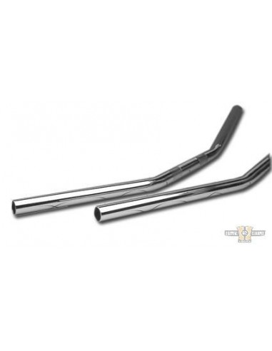 Handlebar Drag Bar 1" Wide 82cm Chrome, without dimples,