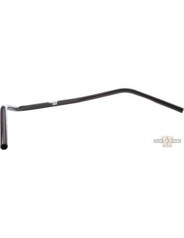 Handlebar Dirty 1" high 5" Wide 97cm black, with dimples,