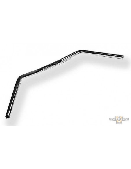Handlebar Flyer 1'', Largo 39'' ( 101 m), Chrome, with dimples, pre-drilled