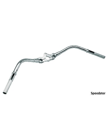 Handlebar Standard in line 1" Chrome, without dimples,- for Springer WL