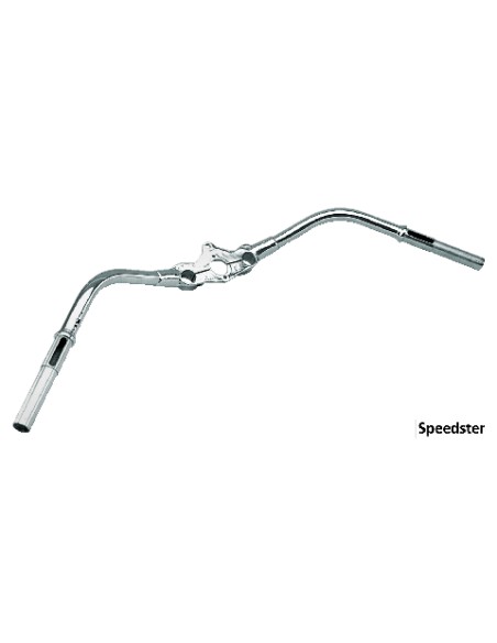 Speedster handlebar in line 1" black, without dimples,- for Springer WL