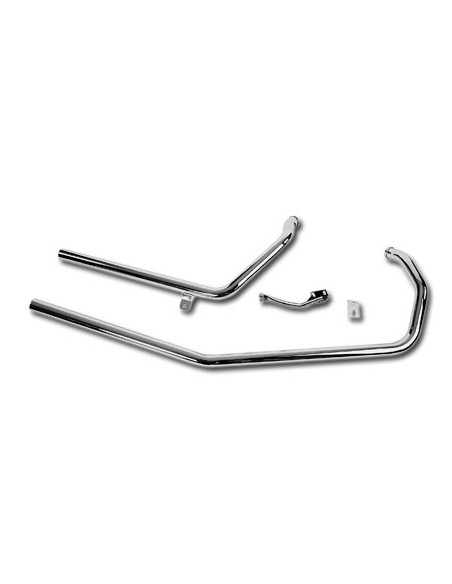 Drag pipe mufflers upsweep Sportster 86-03 with rigid frame