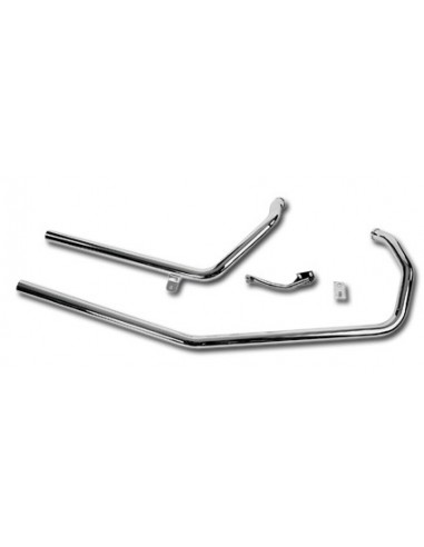 Drag pipe mufflers upsweep Sportster 86-03 with rigid frame