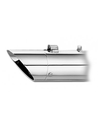 Chrome-plated supertrapp final cap For Low Roller exhaust systems