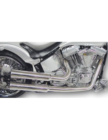 2-in-2 kit mufflers Falcon with EG/ABE certification for Softail
