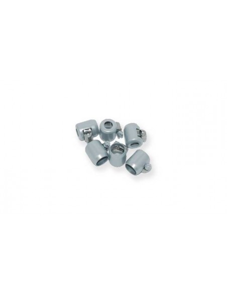 3/8" silver NAMZ tube clamps (pack of 6 pieces)