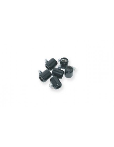 1/4" black NAMZ tube clamps (pack of 6 pieces)