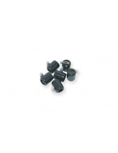 3/8" black NAMZ tube clamps (pack of 6 pieces)