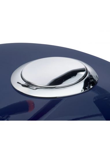 Chrome-built Pop-up petrol cap for Softail FXBB, FXBR, FXBRS and FXST from 2018 to 2021