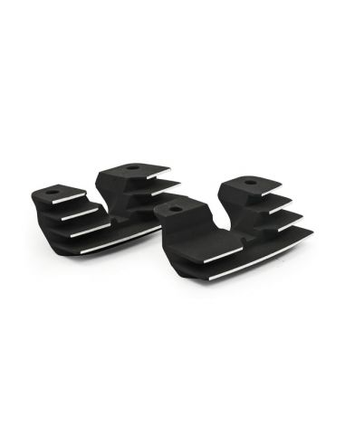 Black covers for tested bolts and spark plugs for Dyna, Softail and Touring from 1999 to 2006 with carburetor
