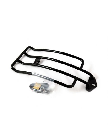 Black luggage rack for 6" single-seater For Dyna from 1991 to 2005 (except Wide glide)
