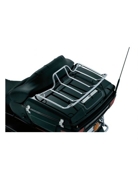 Wide chromed luggage rack for tourpack for Touring from 1980 to 2021