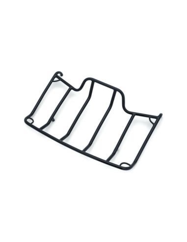 Glossy black wide luggage rack for tourpack for Touring from 1980 to 2021