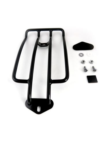Black single-seater luggage rack for Dyna Wide glide FXDWG from 1993 to 2005