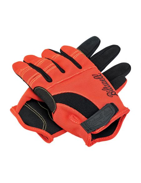 Motorcycle Gloves Biltwell orange