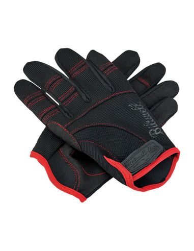 Motorcycle gloves Biltwell black and red