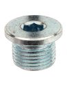 Caps housing drain probes with thread 18 mm x 1.5 mm galvanized