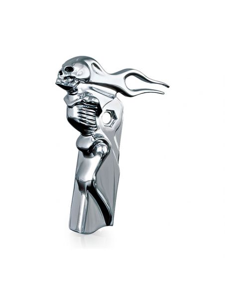 cover Kuryakyn zombie chrome internal gear lever for Touring from 1982 to 2016