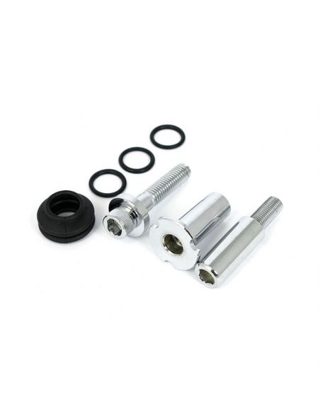 Chromed front brake caliper mounting kit ref for Softail from 1984 to 1999 OEM 44053-83B and 44053-92