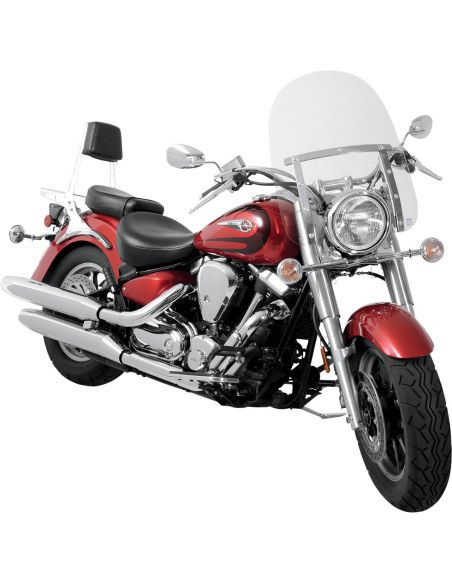 Windshield Memphis Slim for Dyna,Softail eXL 38 cm solar high for headlight from 5-3/4" to 7"