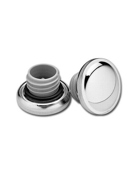 Polished stainless steel petrol caps from 1983 to 1995
