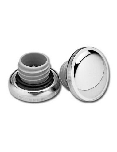 Polished stainless steel petrol caps from 1983 to 1995