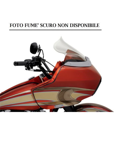 30 cm high Memphis Flare dark fumè windshield for Touring Road glide from 1993 to 2013