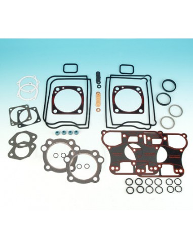 Thermal gasket kit with rubber rocker box gaskets