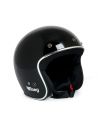 Glossy black Roeg approved helmet