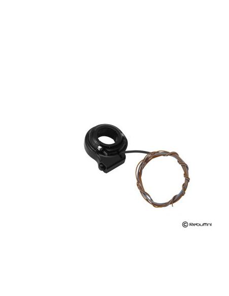 Single Cable Throttle Control with Button - Black