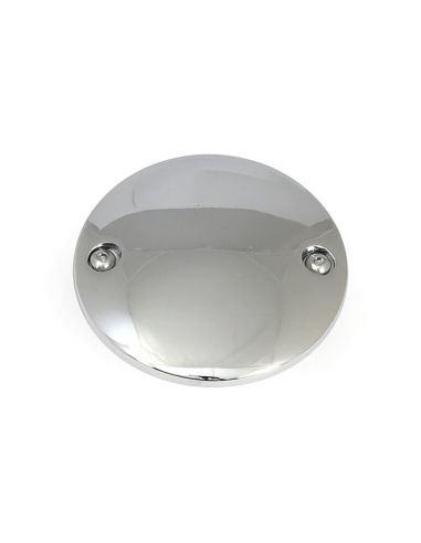 Point Cover chromed rounded for FL, FX, FXR, Dyna, Softail and Touring from 19970 to 1999