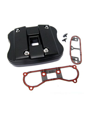 Black Rocker Box cover for Sportster from 1986 to 2003