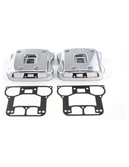Chrome Rocker Box covers for Sportster from 2004 to 2006