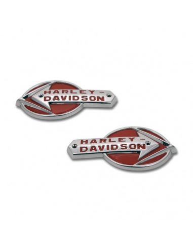 Tank emblems Harley Davidson FL 1959-1960 ref OEM 61775-59T